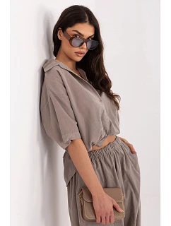 Košeľa s krátkym rukávom model 226016 Taliansko Moda