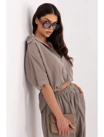 Košeľa s krátkym rukávom model 226016 Taliansko Moda Košeľa s krátkym rukávom model 226016 Taliansko Moda