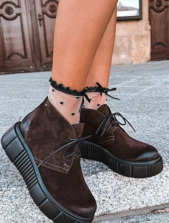 Poltopánky na platforme, model 231168 Step in style