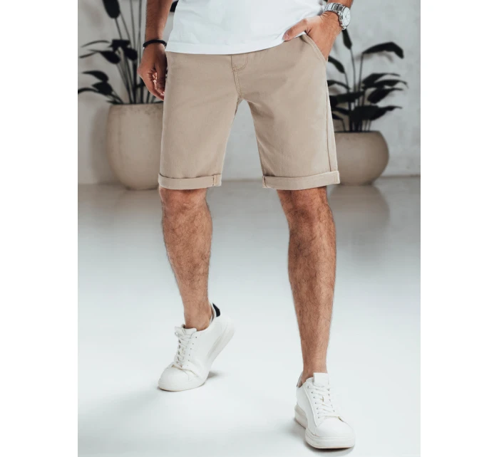 Pánské džínové šortky béžové Dstreet model 21989844 - FashionStreet