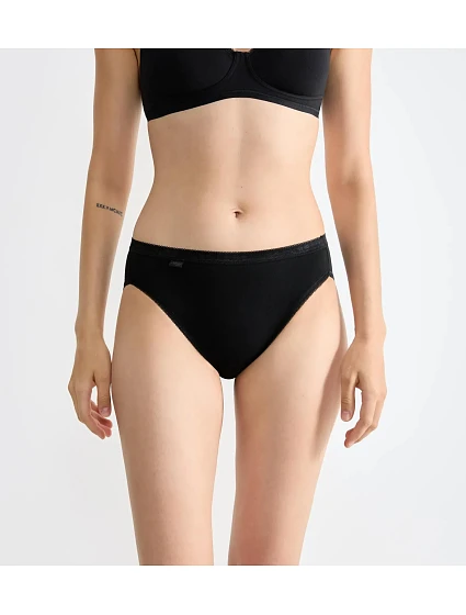 Dámské kalhotky Basic+ Tai - BLACK - černá 0004 - SLOGGI