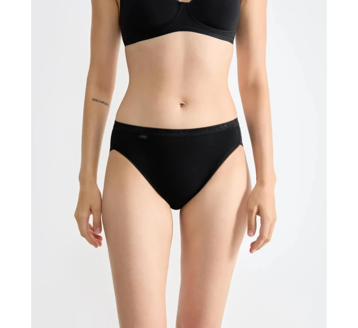 Dámské kalhotky Basic+ Tai - BLACK - černá 0004 - SLOGGI Dámské kalhotky Basic+ Tai - BLACK - černá 0004 - SLOGGI