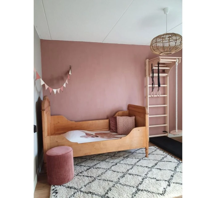 Rebrík s drevenou tyčou a príslušenstvom BENCHK 112+A204 detské