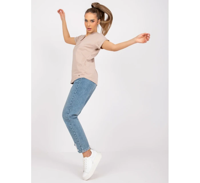 Tričko RV TS 7666.19 béžová