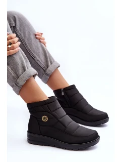 Dámske zateplené snežnice Black Helis