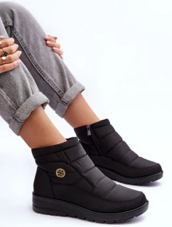 Dámske zateplené snežnice Black Helis