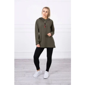 Dámská tunika s  Khaki zelená  model 20570499 - Kesi