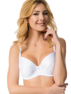 Vyztužená dámská podprsenka FULL CUP BIANCO model 15139781 - MEDIOLANO