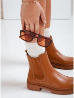 Dámske čižmy MONDERICO camel FashionStreet ZY0512
