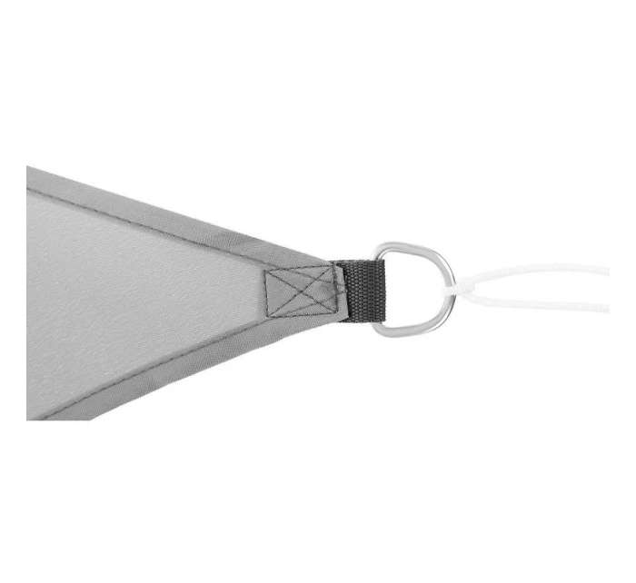 ZÁHRADNÝ SLNEČNÍK TROJUHOLNÍK 2X2X2M SIVÝ