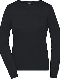 JN Dámský svetr s kulatým výstřihem 02. black model 22538453 - Daiber