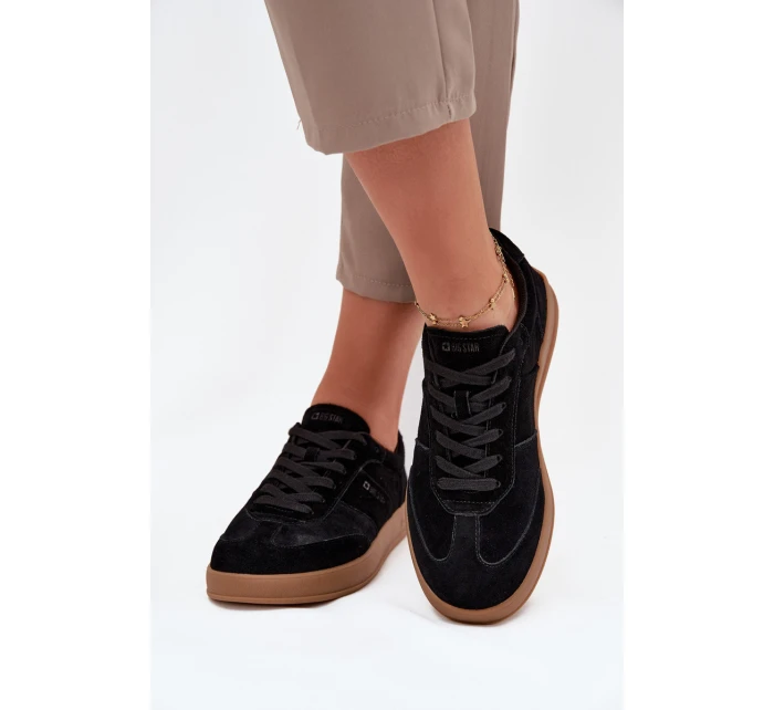 Dámské Semišové Tenisky Big Star model 21705765 HIPOLY SYSTEM Černé - Big Star Shoes Dámské Semišové Tenisky Big Star model 21705765 HIPOLY SYSTEM Černé - Big Star Shoes