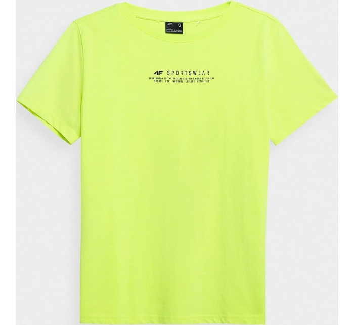 Dámske tričko 4F H4Z22-TSD019 zelené
