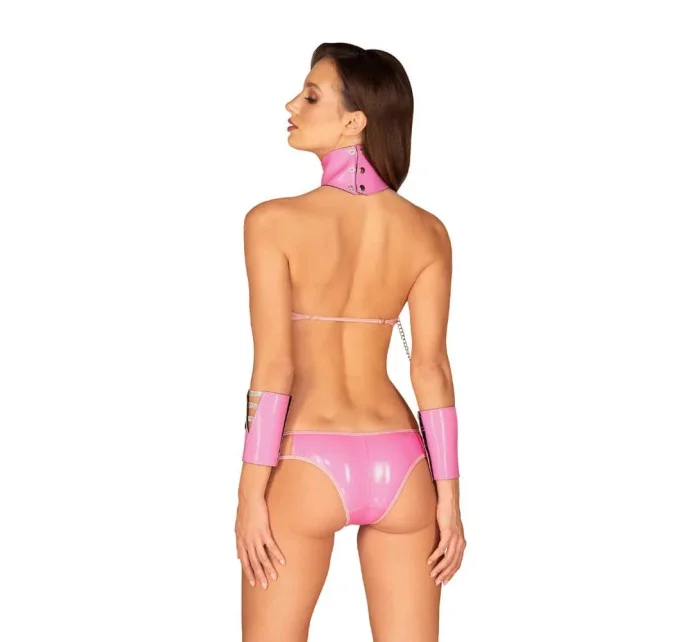 Jedinečná putá a obojok lollypop cuffs & Choker - Obsessive Jedinečná putá a obojok lollypop cuffs & Choker - Obsessive