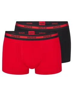 Pánske boxerky 50469775 čierno-červené - Hugo Boss