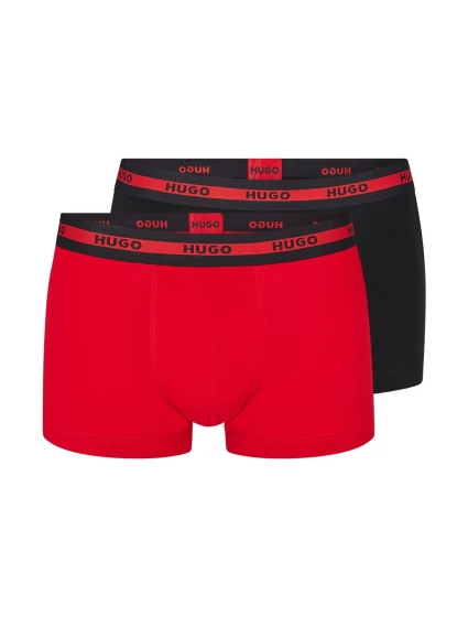 Pánske boxerky 50469775 čierno-červené - Hugo Boss