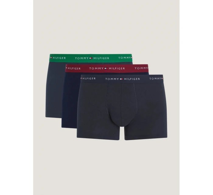 Pánské boxerky 3PACK tm. modré model 20084630 - Tommy Hilfiger Pánské boxerky 3PACK tm. modré model 20084630 - Tommy Hilfiger