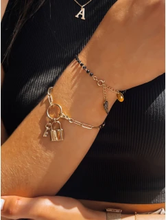 FREE náramek černý Dstreet model 21969656 - FashionStreet