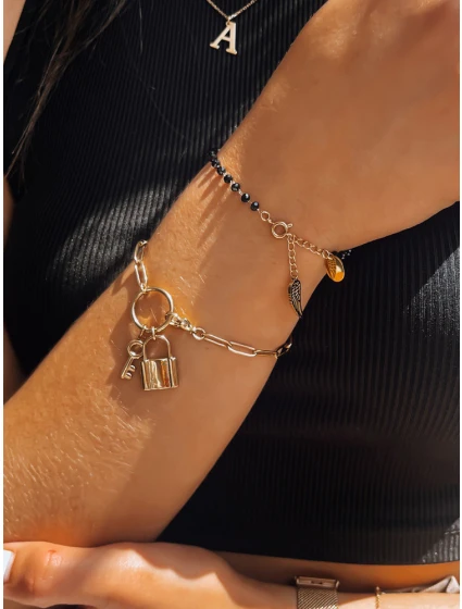 FREE náramek černý Dstreet model 21969656 - FashionStreet