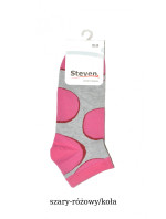 Dámske vzorované ponožky Steven art.042