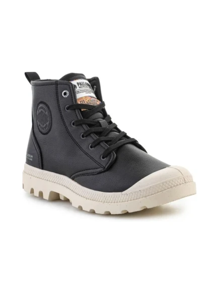 Palladium Pampa Hi Re-Vegan Leather U 74378-008-M Black Topánky