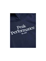 Mikina Peak Performance Jr Original Hood, tmavomodrá