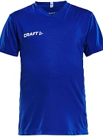 Craft Teamwear Squad Go Jersey Solid Jr Detské športové tričko s výstrihom do V 82.5582 club cobolt