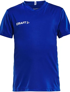 Craft Teamwear Squad Go Jersey Solid Jr Detské športové tričko s výstrihom do V 82.5582 club cobolt