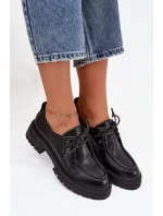 Dámské polobotky z eko kůže černé model 21747692 - Boto Dámské polobotky z eko kůže černé model 21747692 - Boto