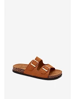 Dámské pantofle s přezkami Camel model 22275142 - Boto