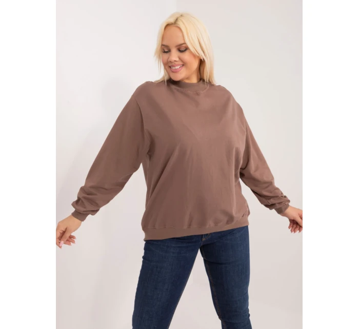 Mikina RV BL 6299.11 hnedá