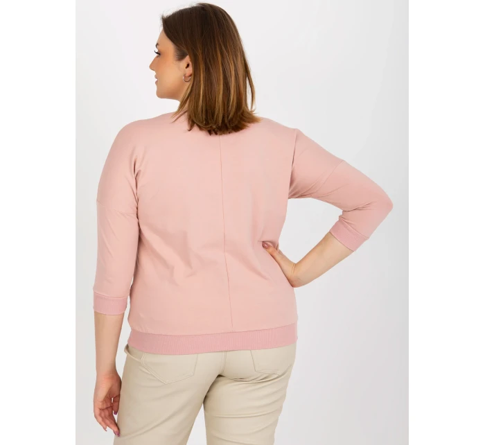 Bluzka RV BZ model 21127137 jasny różowy - FPrice Bluzka RV BZ model 21127137 jasny różowy - FPrice
