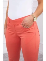Dámske nohavice 2628-1 apricot - Kesi Dámske nohavice 2628-1 apricot - Kesi