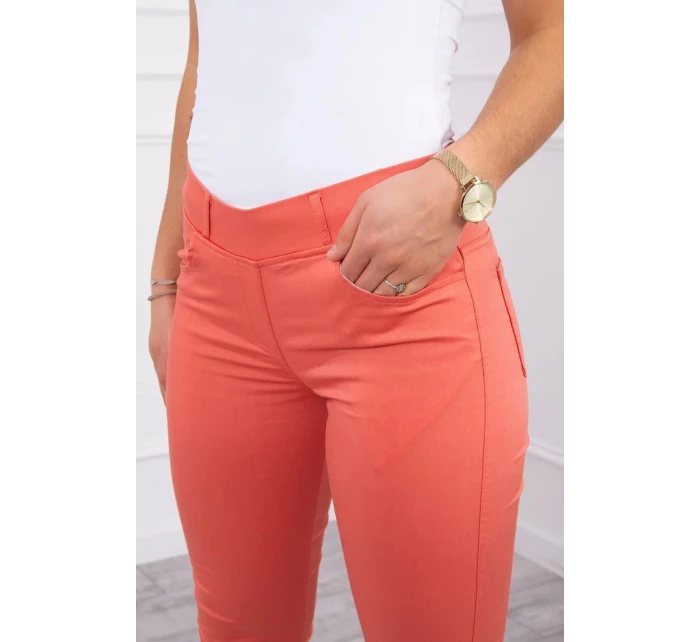 Dámske nohavice 2628-1 apricot - Kesi Dámske nohavice 2628-1 apricot - Kesi