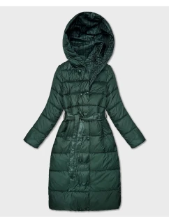 Zelená oboustranná dlouhá bunda s kapucí model 21759937 - MINORITY