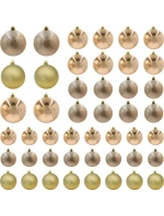 DEKORATÍVNE PLASTOVÉ OZDOBY BEZPEČNÉ 46KS SĽUDA MEĎ DEKORATÍVNE PLASTOVÉ OZDOBY BEZPEČNÉ 46KS SĽUDA MEĎ