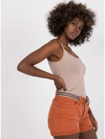 Šortky model 17273032 světle hnědé - FPrice