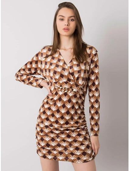 Šaty DHJ SK model 17411094 světle hnědá - FPrice
