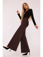 M875 Široké nohavice - hnedé