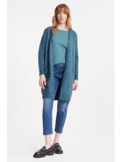 Dámský svetr model 19344918 modrý - Greenpoint