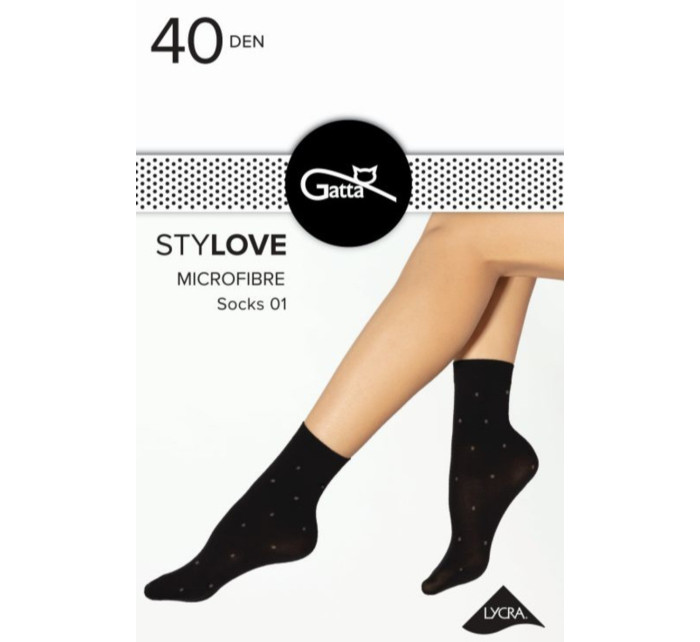 Dámske ponožky STYLOVE 01 - Mikrovlákno 40 DEN
