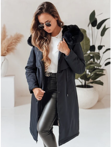 Dámská zimní bunda parka navy blue Dstreet model 21971767 - FashionStreet