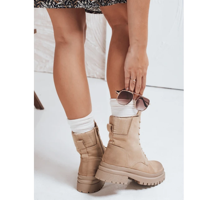 Dámské boty BASTEL beige Dstreet ZY0422