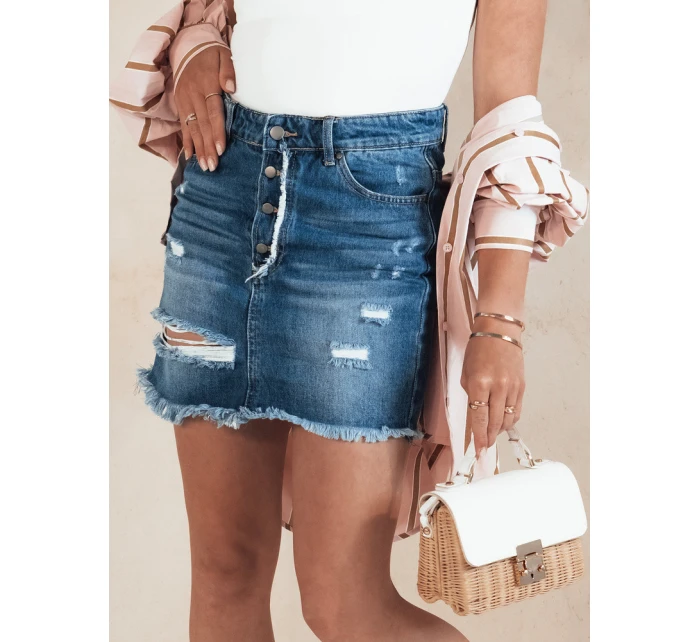 Modrá džínová sukně Dstreet model 21977904 - FashionStreet Modrá džínová sukně Dstreet model 21977904 - FashionStreet