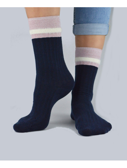 Dámske ponožky Noviti SB050 Lurex 35-42