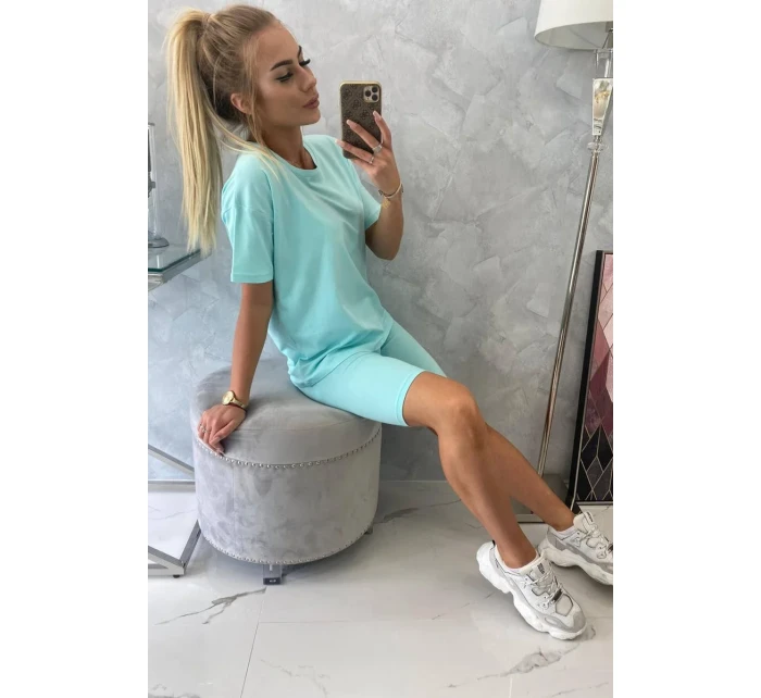 Mätový set top+legíny Mätový set top+legíny