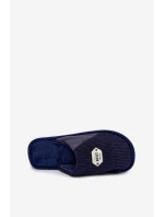Pánské pantofle s nášivkou tmavě modré model 21793933 - Boto