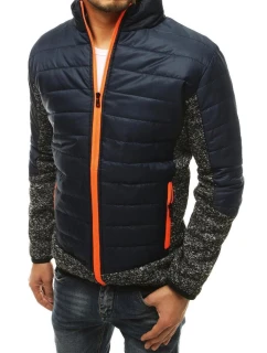 Pánská přechodná bunda tmavě modrá model 21963843 - Dstreet