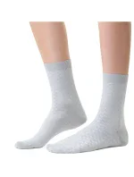 Ponožky Steven art.125 Bambusové dámske kockované bez potlače 35-40