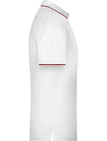 JN Pánské piqué polo s kontrastní légou 02.0 white/red model 22489082 - Daiber JN Pánské piqué polo s kontrastní légou 02.0 white/red model 22489082 - Daiber